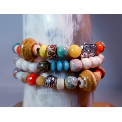 ibiza armband keramiek kralen ibiza armband keramiek kralen